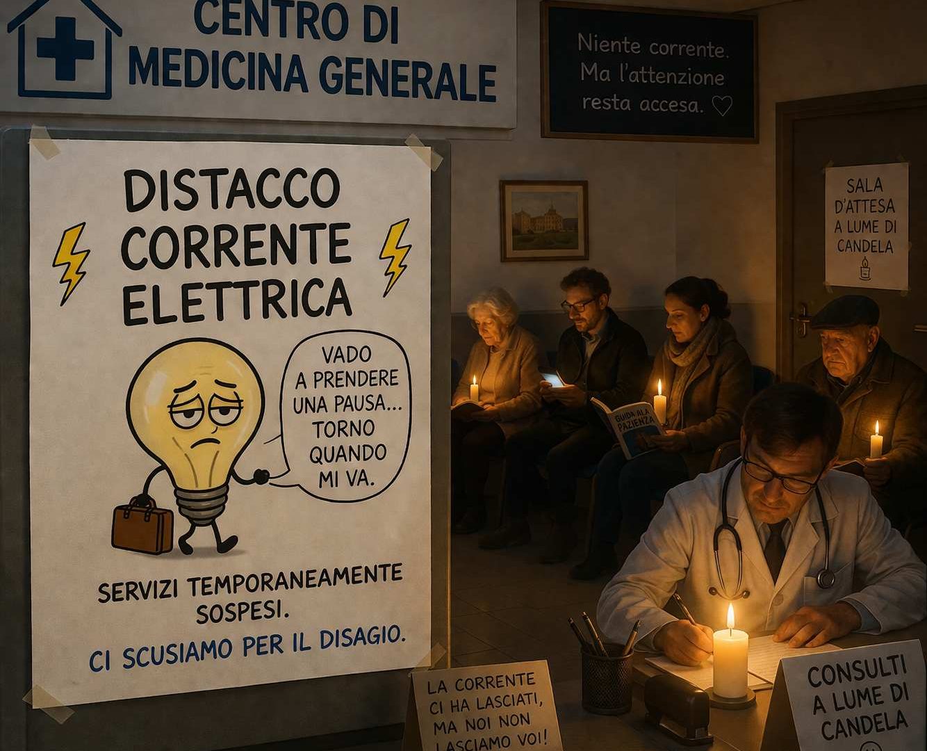 Interruzione della corrente elettrica lunedì 20 e martedì 21 Aprile 2026
